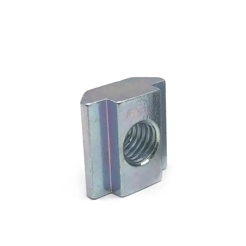 China Factory T-Nut Carbon Steel Zinc Plated Hammer Nut M3 M4 M5 M6 M8 M10 T Sliding Nut