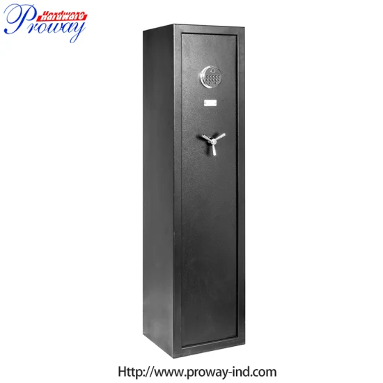 High Quality Heavy Duty Safe Security Gun Cabinet Safe Digital Fingerprint Home Long Gun Cabinet Electronic Biometric Gun Safe Box